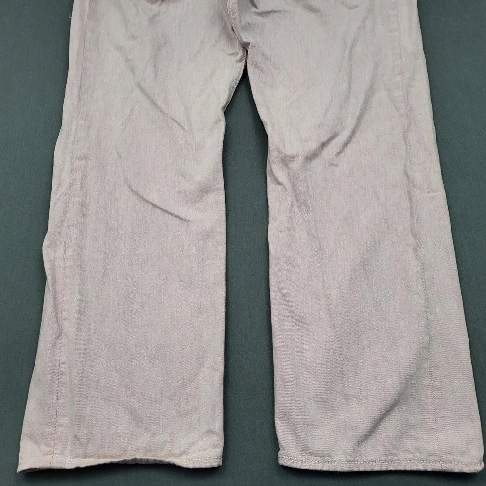 Levis 501 Original Mens Straight Leg Button Fly Pink Denim Jeans‎ 40x30